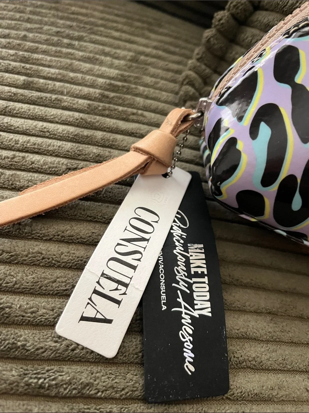 Consuela NWT New Large Domed Cosmetic Bag Dee Dee